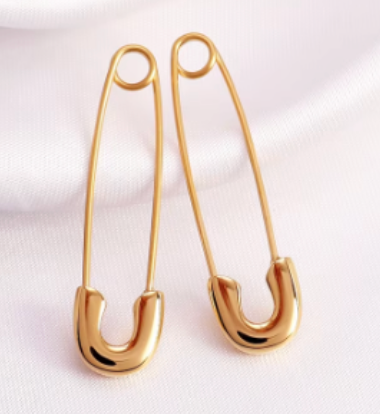 Safety Pin Earrings